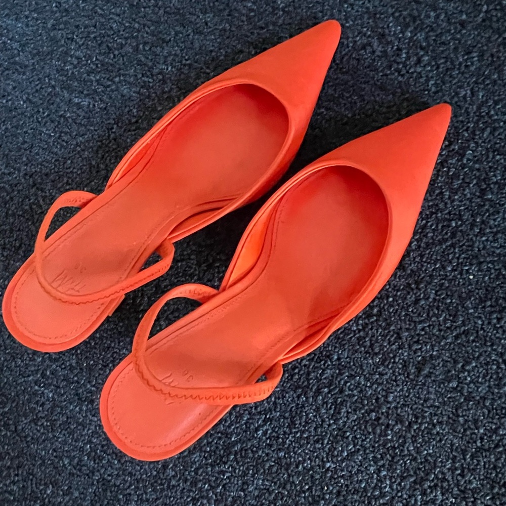 H&M Orange Heeled Shoes